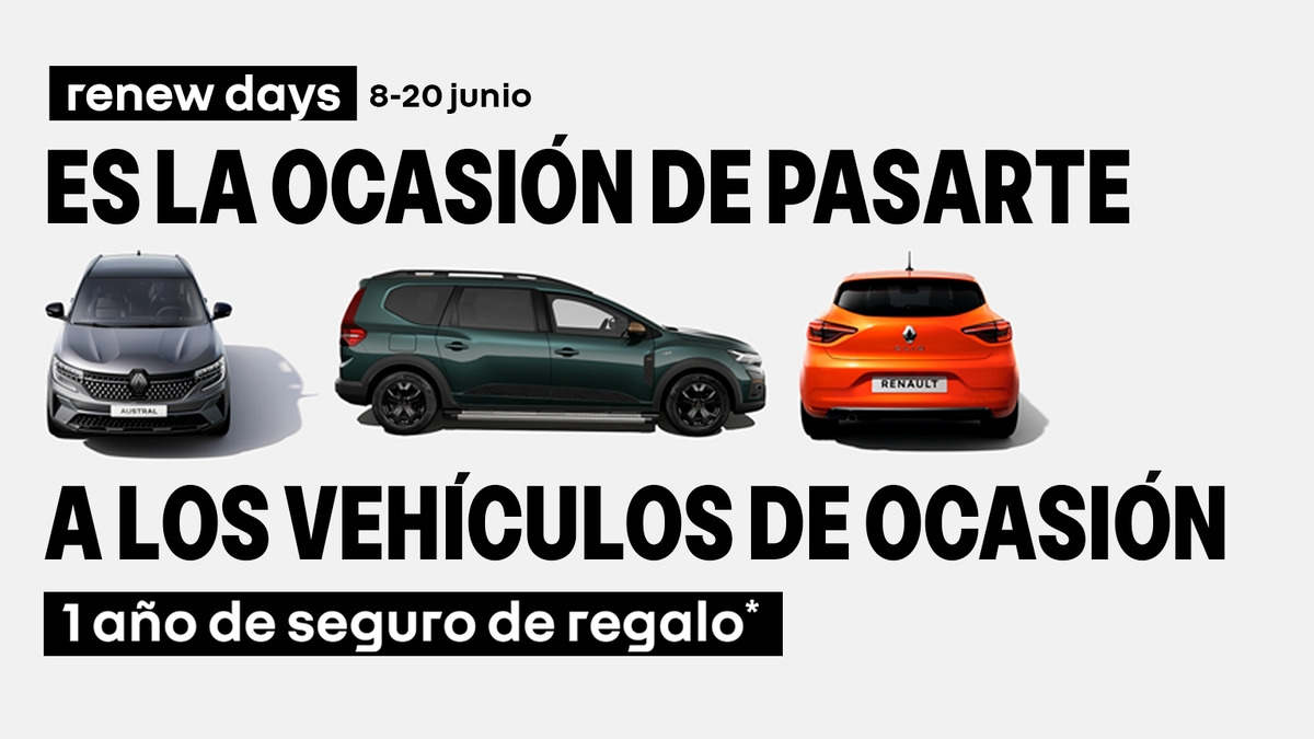 renew days (del 8 al 20 de junio)